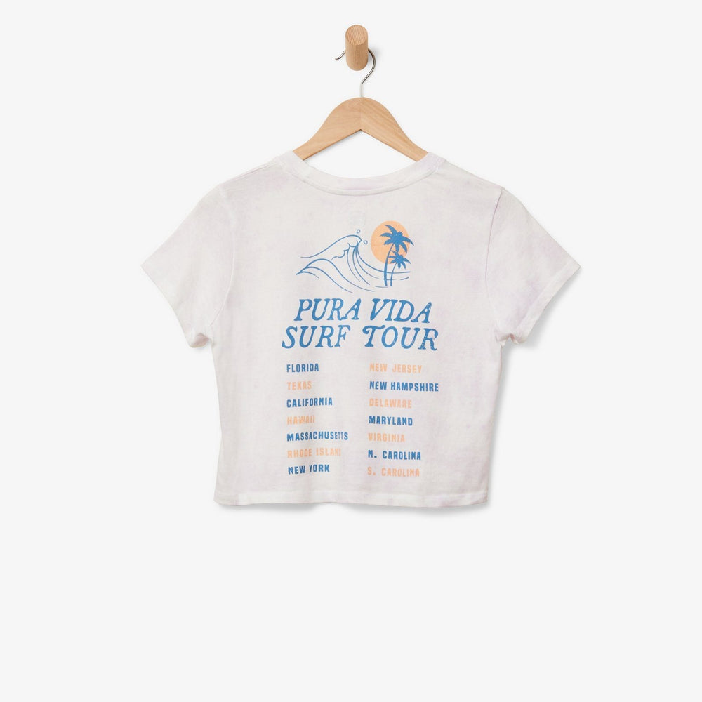 Surf Tour Crop Tee 1