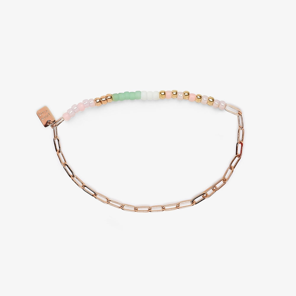 Seabright Stretch Bead & Chain Bracelet 1