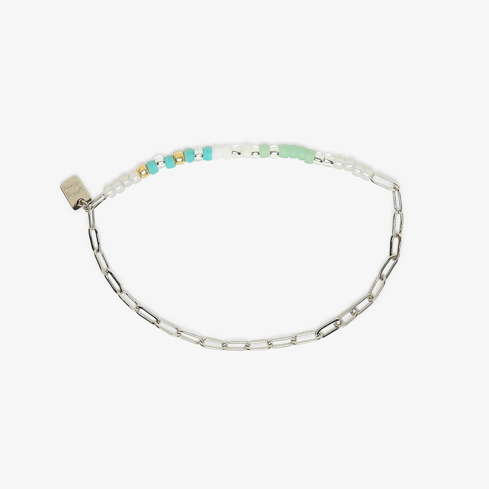 Seabright Stretch Bead & Chain Bracelet 2