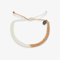 Neutral Half Flat Woven Bracelet Gallery Thumbnail